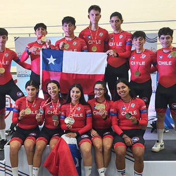 Selección Junior es Tercera en Panamericano de Pista