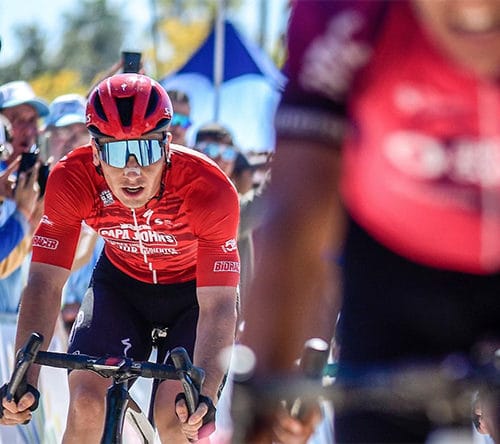 El “Papa John’s Cycling Team” en ruta