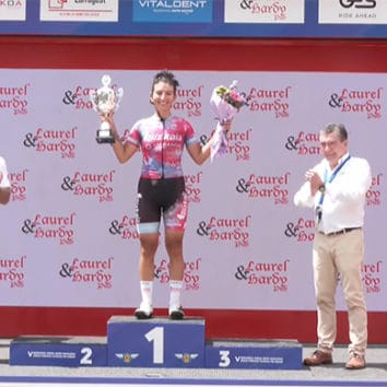 Catalina Soto la mejor ciclista Sub23 en el GP Ciudad de Eibar