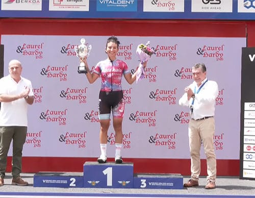 Catalina Soto la mejor ciclista Sub23 en el GP Ciudad de Eibar