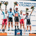 Paola Muñoz roza el podio en la Armed Forces Cycling Classic 2026