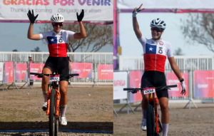 Catalina Vidaurre y Florencia Monsálvez le dan a Chile un 1-2 histórico en el XCO
